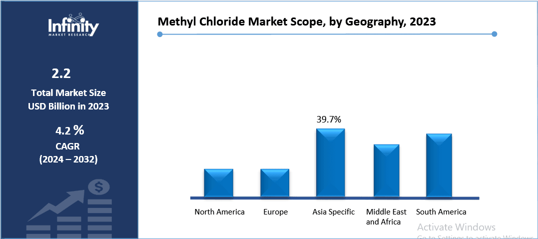 Methyl Chloride Market Scope, by Geography, 2023
