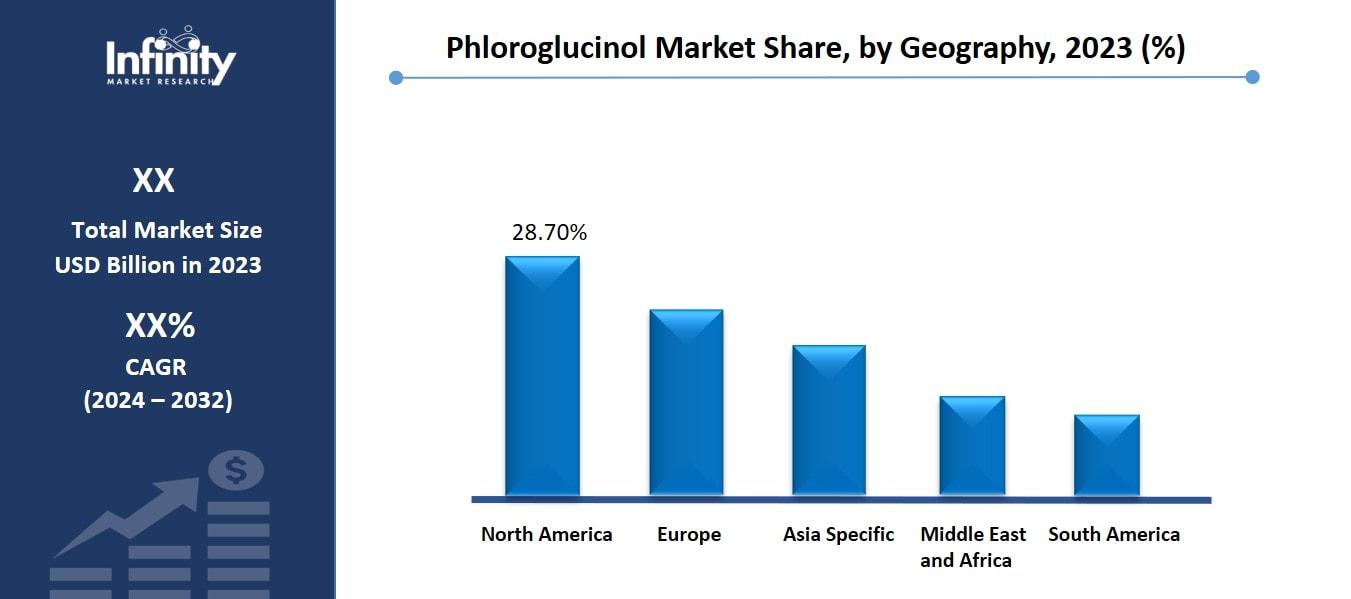 Phloroglucinol Market Share, by Geography, 2023 (%)